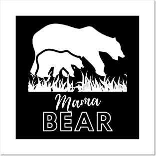 Mama Bear and Cub Mom Love Posters and Art